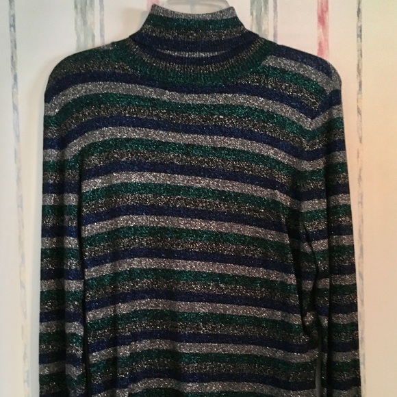 WORTHINGTON Metallic Turtleneck - Picture 3 of 9